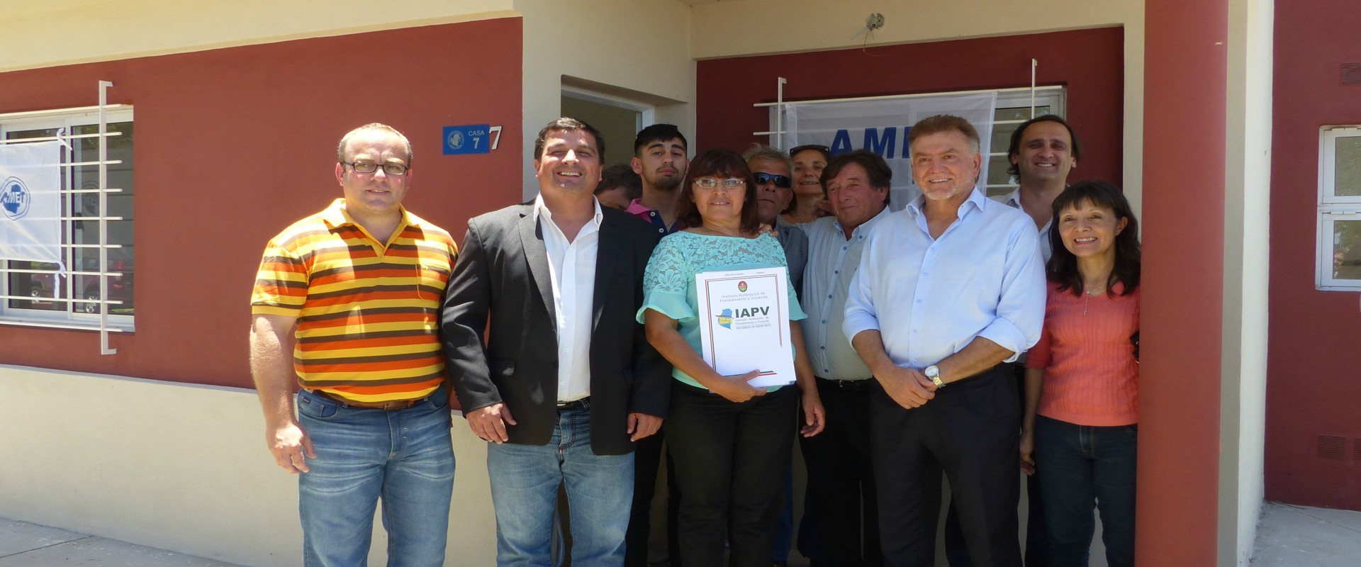 Se inauguraron nuevas viviendas del IAPV en  XX de Septiembre y Don Cristóbal II