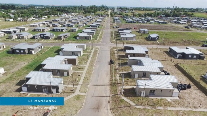 LA UTE QUE CONSTRUYE 250 VIVIENDAS EN SAN BENITO ENTREGARA LA OBRA EL 16 DE MARZO