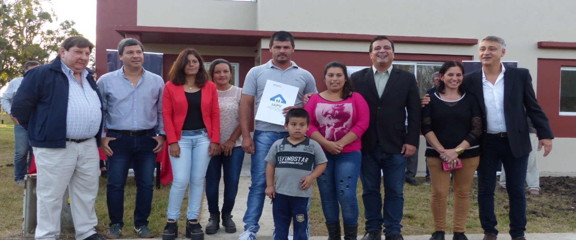 Fueron inauguradas 12 viviendas  en Las Garzas