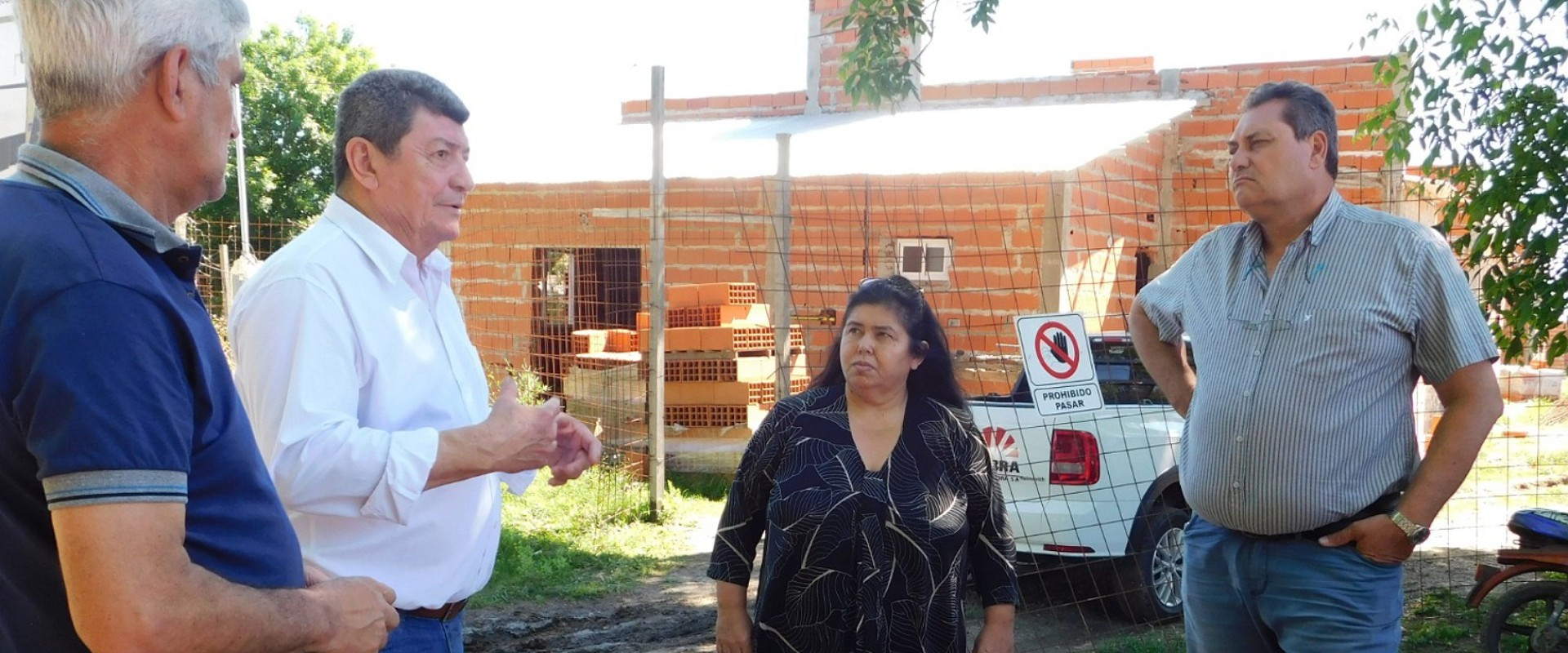 Recorrieron viviendas reactivadas en Federal